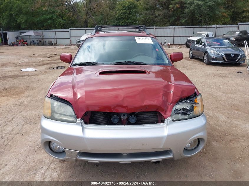 4S4BT63C545101211 2004 Subaru Baja Turbo