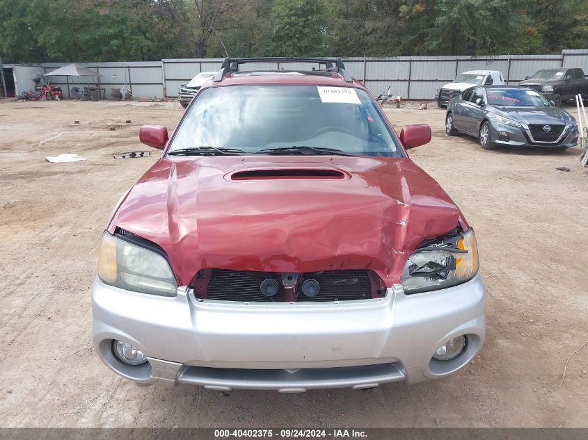 2004 Subaru Baja Turbo VIN: 4S4BT63C545101211 Lot: 40402375