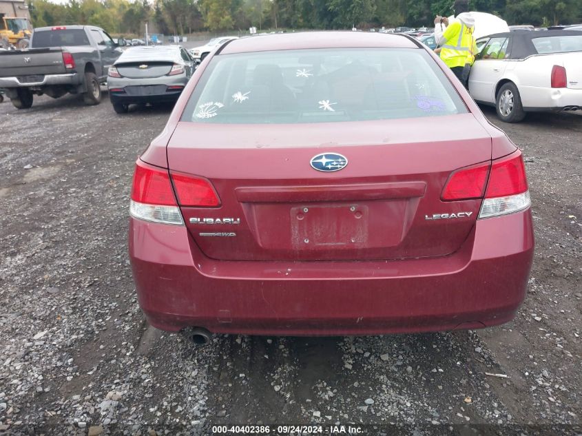 2013 Subaru Legacy 2.5I Premium VIN: 4S3BMBB69D3032704 Lot: 40402386