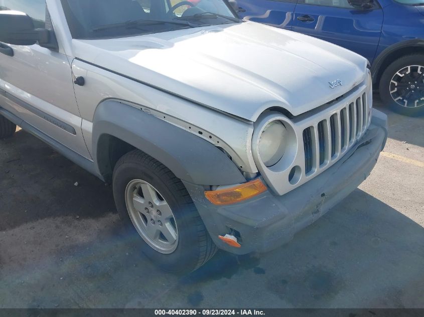 2005 Jeep Liberty Sport VIN: 1J4GL48K05W666597 Lot: 40402390