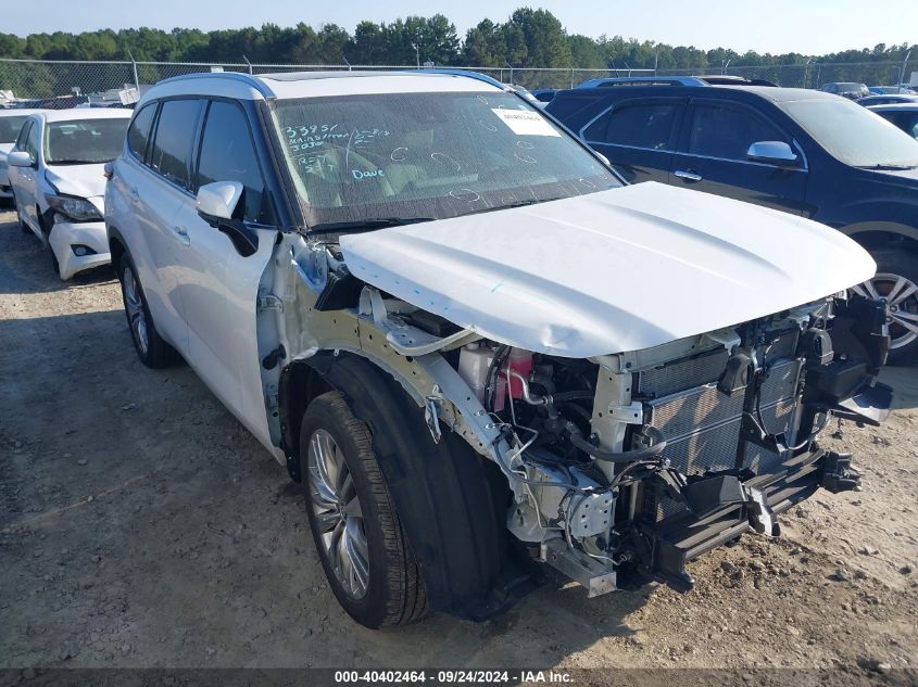 2023 Toyota Highlander Hybrid Platinum VIN: 5TDFARAH7PS527184 Lot: 40402464