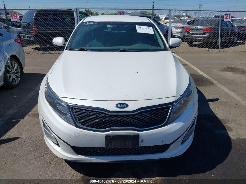 2015 Kia Optima Lx VIN: KNAGM4A74F5634619 Lot: 40402476