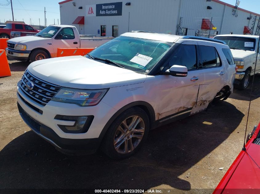 1FM5K7F86GGA22992 2016 FORD EXPLORER - Image 2