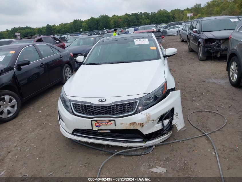 2014 Kia Optima Hybrid Ex VIN: KNAGN4AD9E5070094 Lot: 40402495