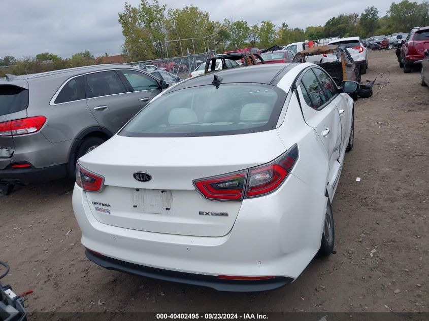 2014 Kia Optima Hybrid Ex VIN: KNAGN4AD9E5070094 Lot: 40402495