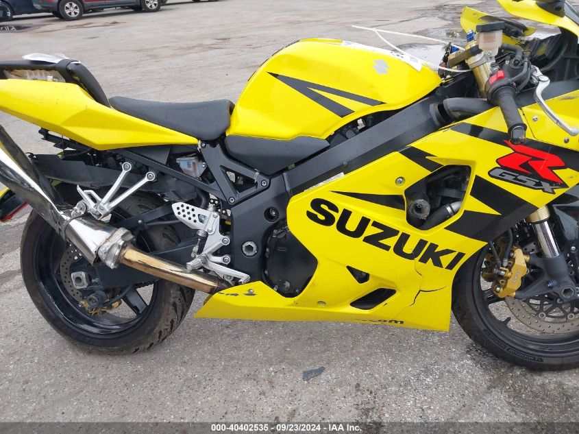 2004 Suzuki Gsx-R600 K VIN: JS1GN7CA842109484 Lot: 40402535