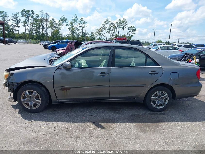 2003 Toyota Camry Le VIN: JTDBE32K230157916 Lot: 40402540