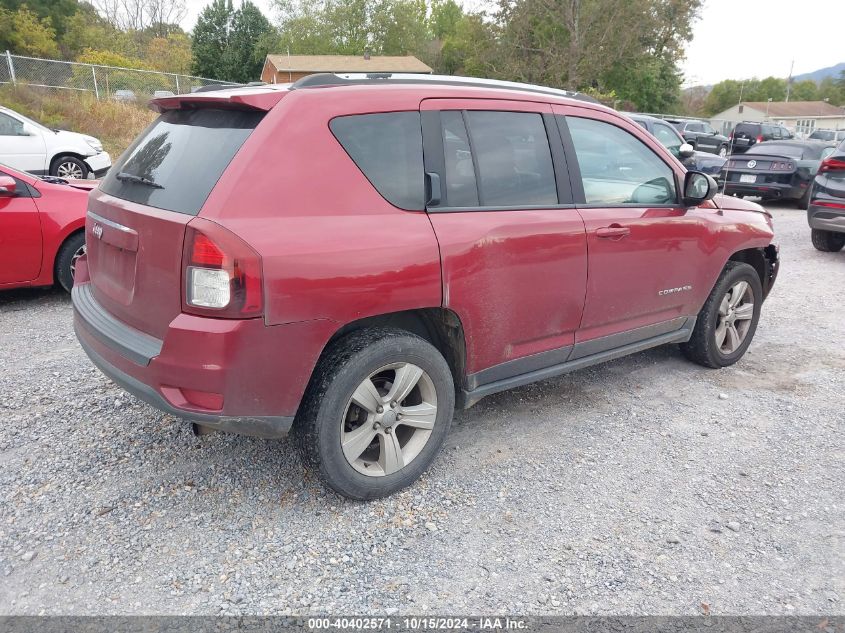 2016 Jeep Compass Sport VIN: 1C4NJDBBXGD695048 Lot: 40402571