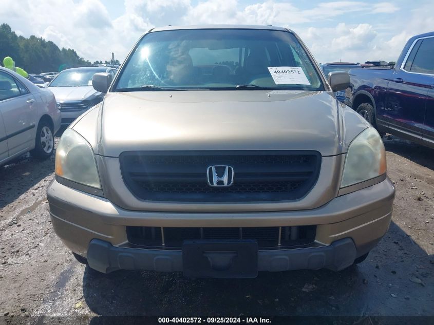 2003 Honda Pilot Ex-L VIN: 2HKYF18623H568239 Lot: 40402572