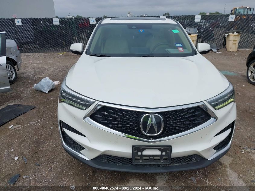 5J8TC1H57KL012174 2019 Acura Rdx Technology Package