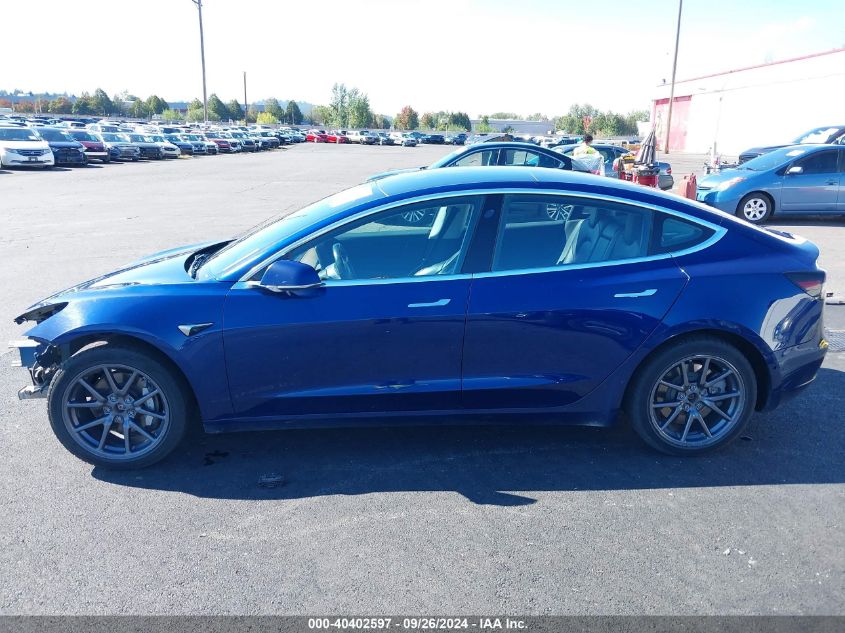 2018 Tesla Model 3 Long Range/Performance VIN: 5YJ3E1EB3JF120392 Lot: 40402597