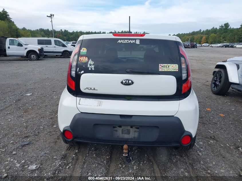 2015 Kia Soul + VIN: KNDJP3A50F7117007 Lot: 40402631