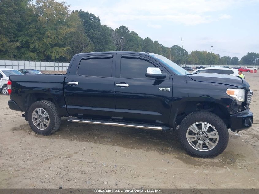 2017 Toyota Tundra Platinum 5.7L V8 VIN: 5TFAW5F16HX663253 Lot: 40402646