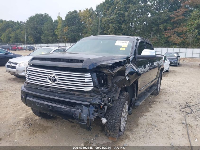 2017 Toyota Tundra Platinum 5.7L V8 VIN: 5TFAW5F16HX663253 Lot: 40402646