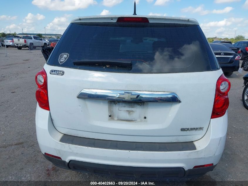 2012 Chevrolet Equinox Ls VIN: 2GNALBEK1C6294142 Lot: 40402663