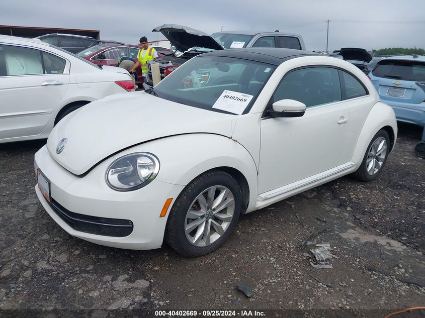 2013 VOLKSWAGEN BEETLE 2.0L TDI - 3VWJL7AT4DM624283