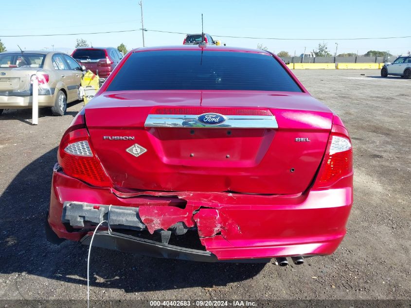 2012 Ford Fusion Sel VIN: 3FAHP0JA5CR265996 Lot: 40402683