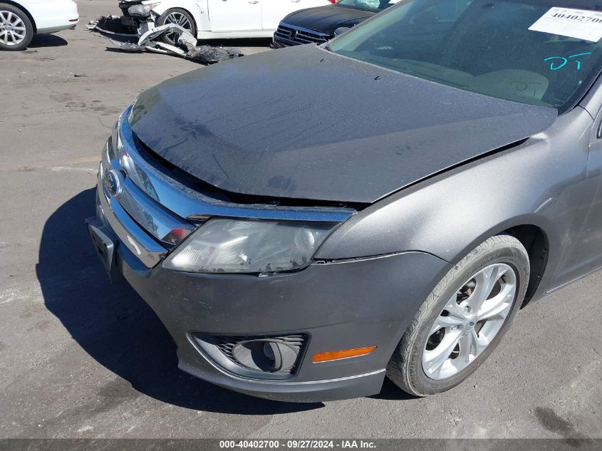 2012 Ford Fusion Se VIN: 3FAHP0HA9CR194260 Lot: 40402700