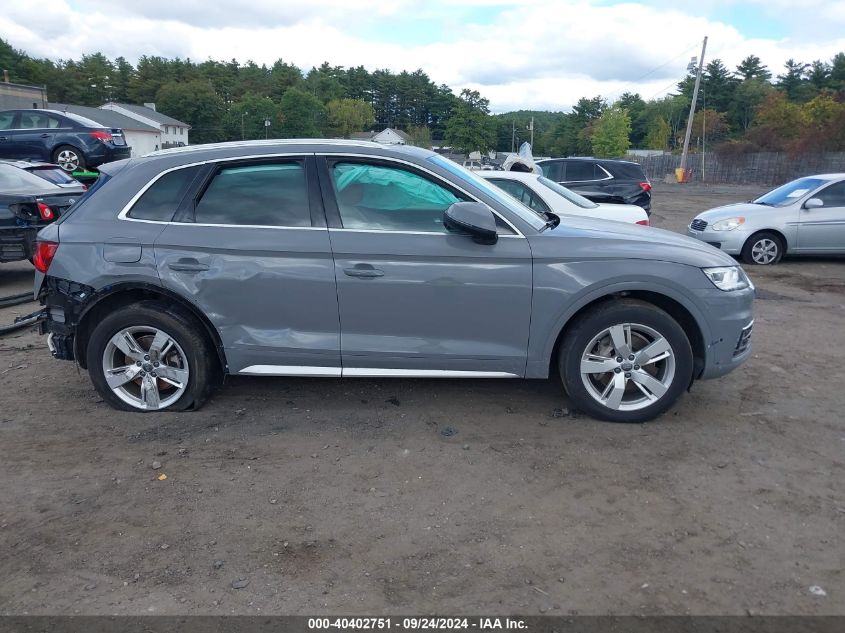 2018 Audi Q5 2.0T Premium VIN: WA1BNAFY1J2238792 Lot: 40402751