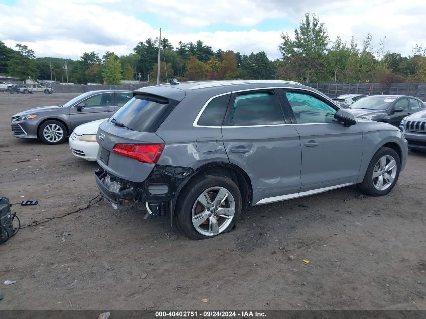 2018 Audi Q5 2.0T Premium VIN: WA1BNAFY1J2238792 Lot: 40402751