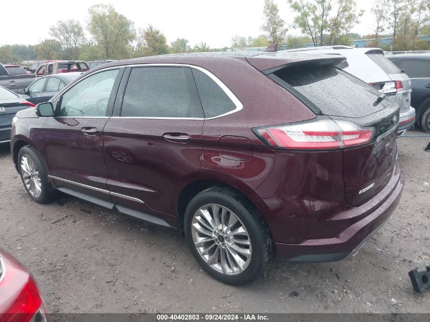 2020 Ford Edge Titanium VIN: 2FMPK4K94LBA68134 Lot: 40402803