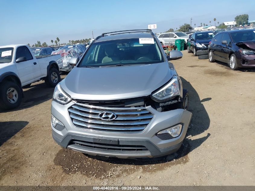 2016 Hyundai Santa Fe Limited VIN: KM8SN4HF9GU152528 Lot: 40402816