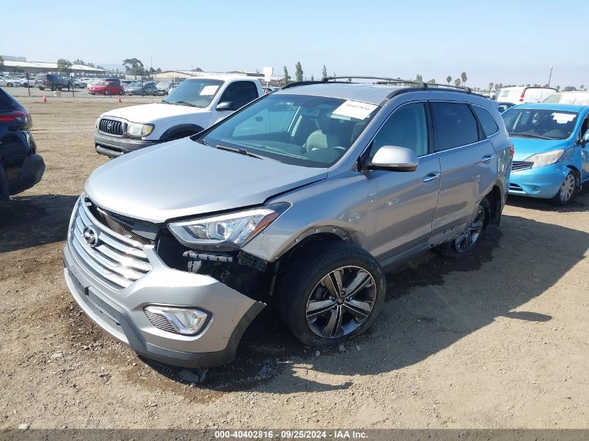 2016 Hyundai Santa Fe Limited VIN: KM8SN4HF9GU152528 Lot: 40402816