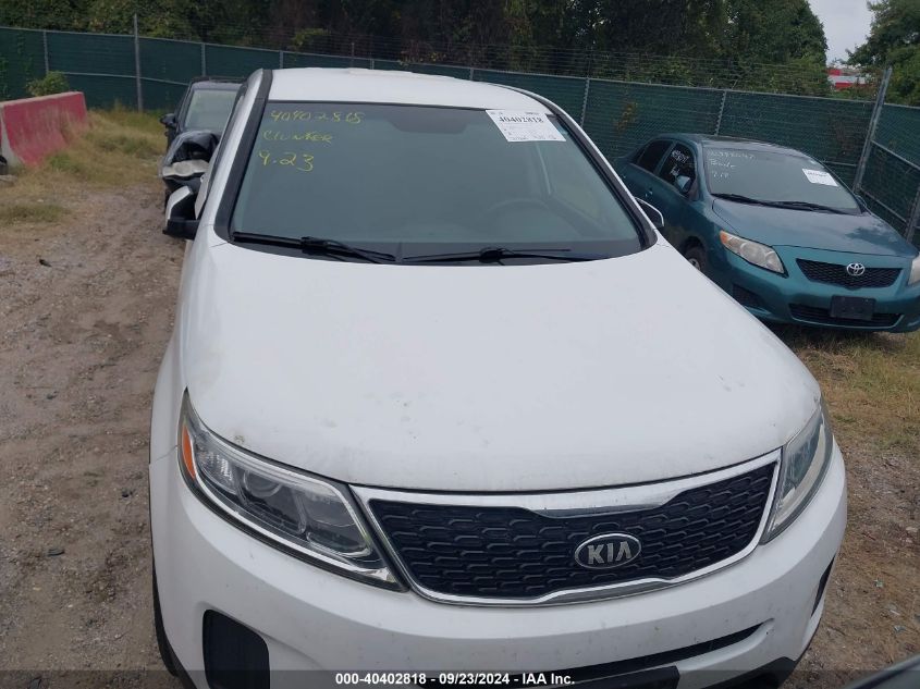 2015 Kia Sorento Lx VIN: 5XYKT3A60FG660790 Lot: 40402818