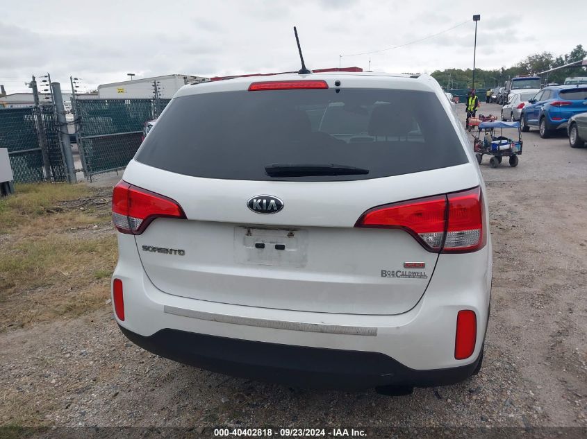 2015 Kia Sorento Lx VIN: 5XYKT3A60FG660790 Lot: 40402818