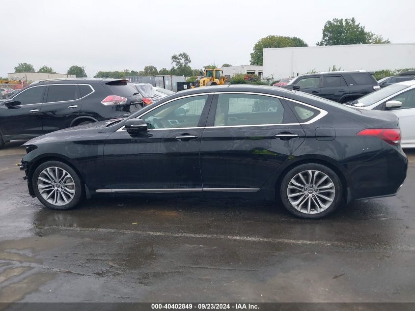 2017 Genesis G80 3.8 VIN: KMHGN4JE3HU171505 Lot: 40402849