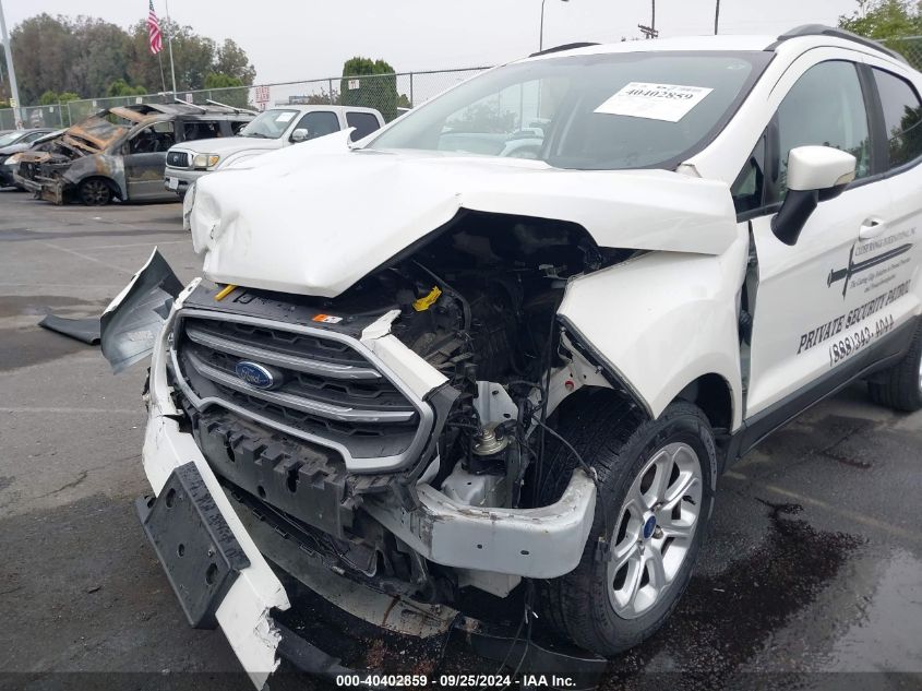 2018 Ford Ecosport Se VIN: MAJ3P1TE2JC181713 Lot: 40402859