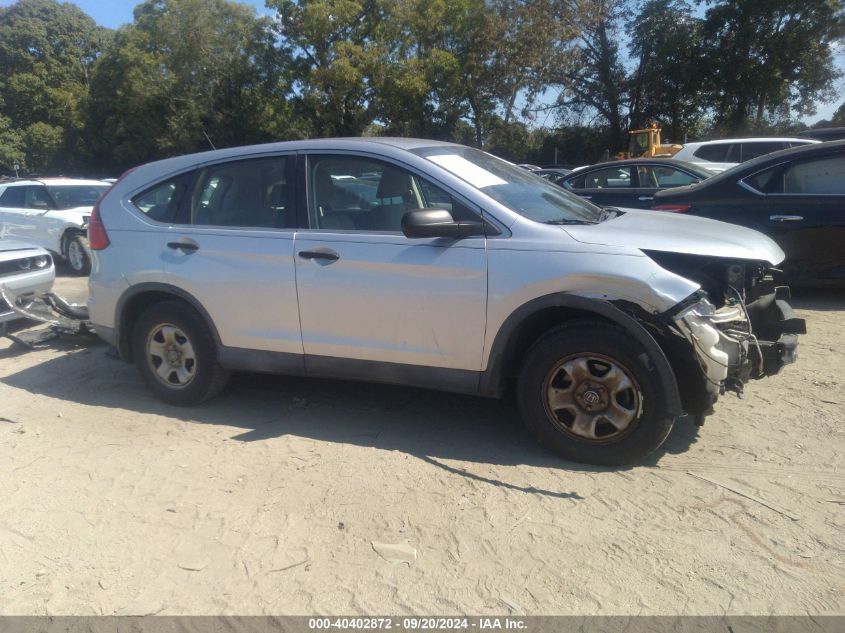 2015 Honda Cr-V Lx VIN: 2HKRM3H34FH550664 Lot: 40402872