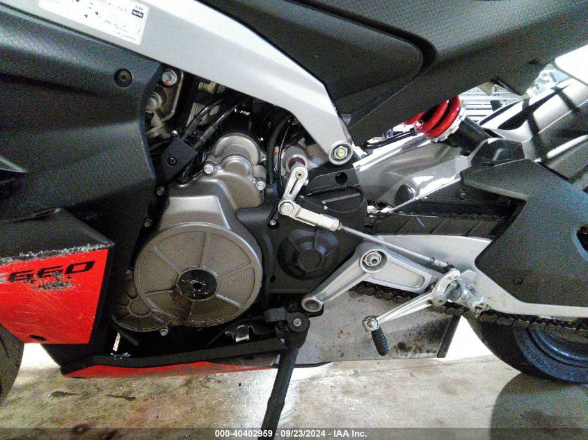 2024 Aprilia Rs 660 VIN: ZD4KSUG01RS002720 Lot: 40402959