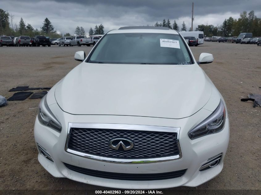 2014 Infiniti Q50 Premium VIN: JN1BV7AP0EM688986 Lot: 40402963