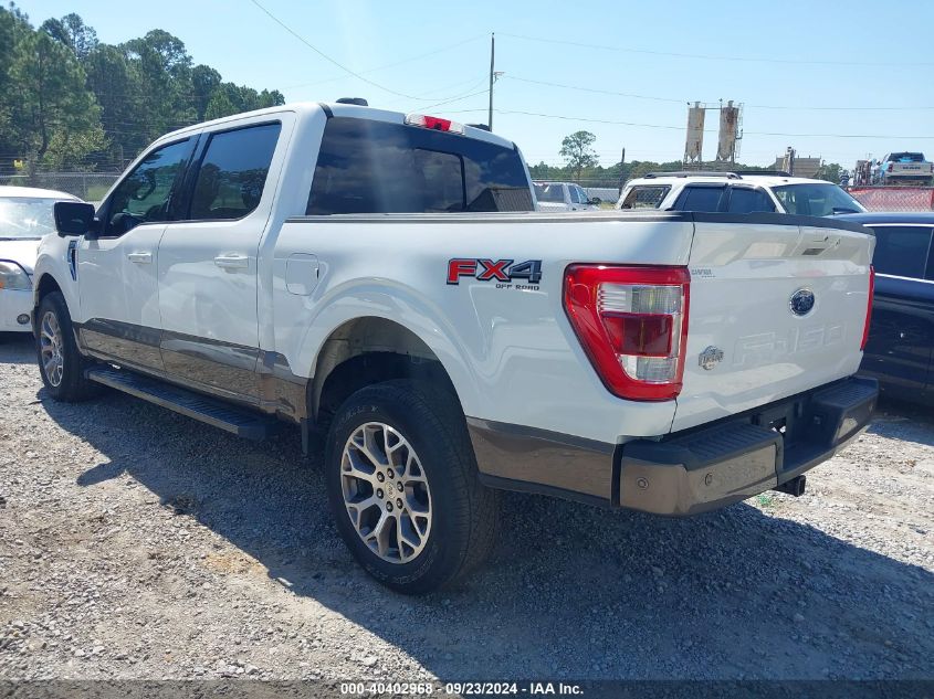 2021 FORD F-150 KING RANCH - 1FTFW1E51MKD44143