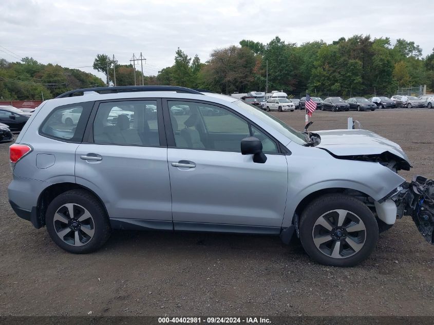 2017 Subaru Forester 2.5I VIN: JF2SJABC7HH582650 Lot: 40402981