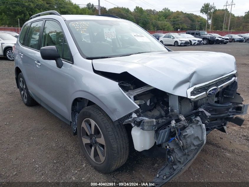 2017 Subaru Forester 2.5I VIN: JF2SJABC7HH582650 Lot: 40402981