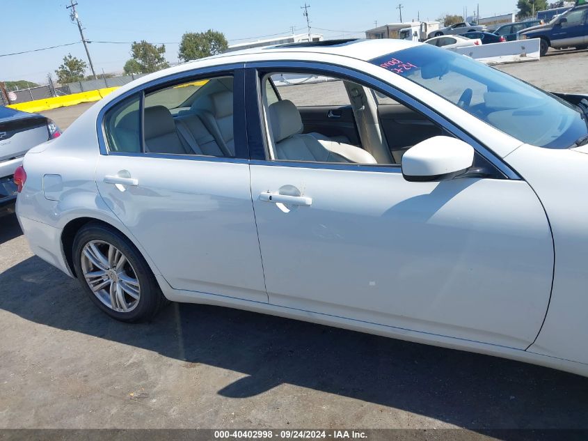 2013 Infiniti G37 Journey VIN: JN1CV6APXDM305455 Lot: 40402998