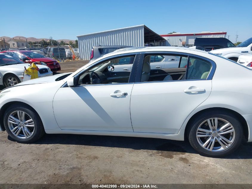 2013 Infiniti G37 Journey VIN: JN1CV6APXDM305455 Lot: 40402998