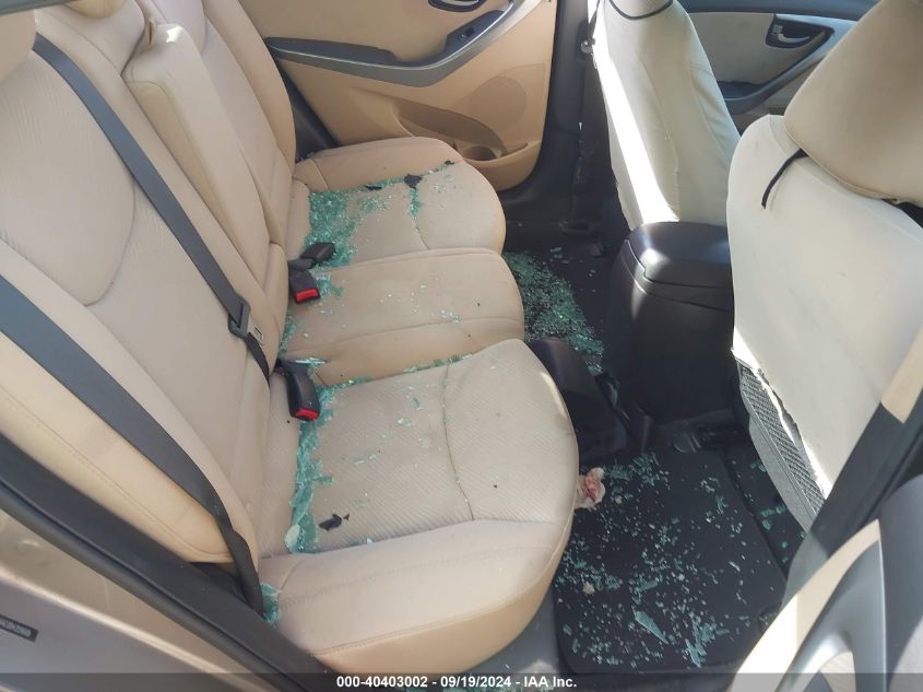 5NPDH4AE0DH359689 2013 Hyundai Elantra Gls