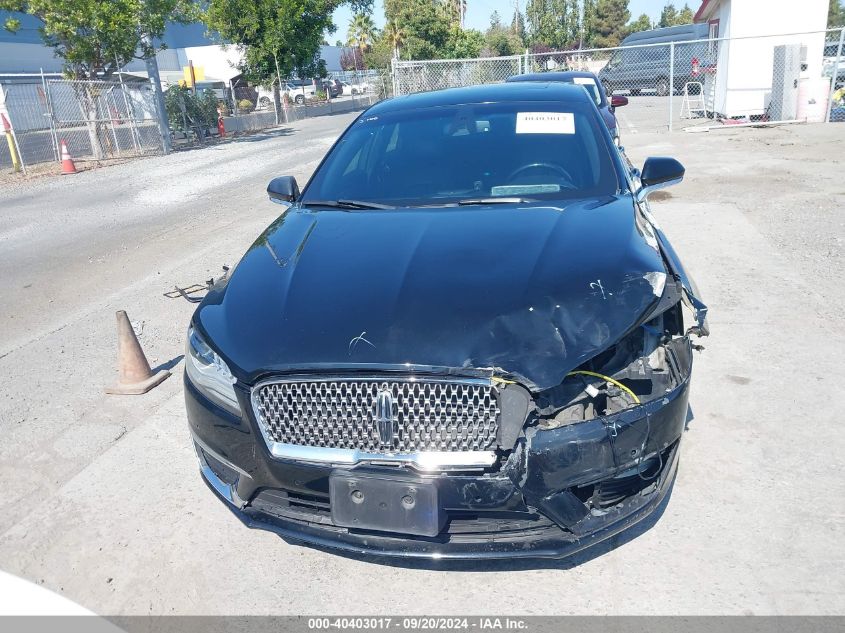 2017 Lincoln Mkz Hybrid Reserve VIN: 3LN6L5MU6HR609869 Lot: 40403017