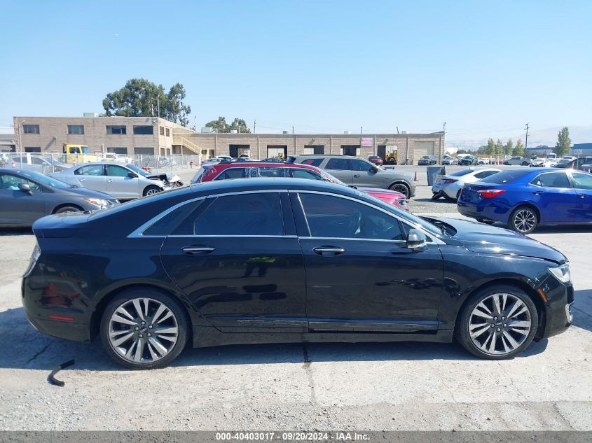 2017 Lincoln Mkz Hybrid Reserve VIN: 3LN6L5MU6HR609869 Lot: 40403017