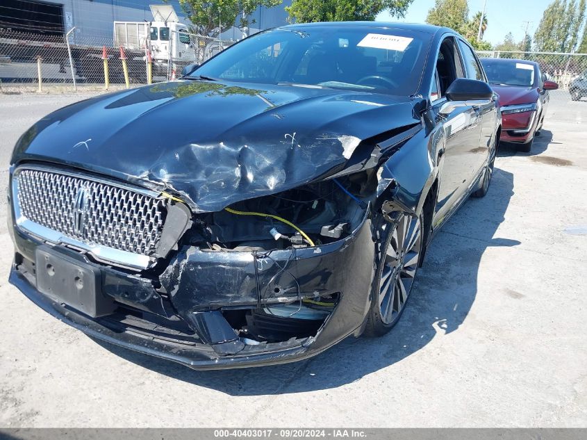 3LN6L5MU6HR609869 2017 Lincoln Mkz Hybrid Reserve