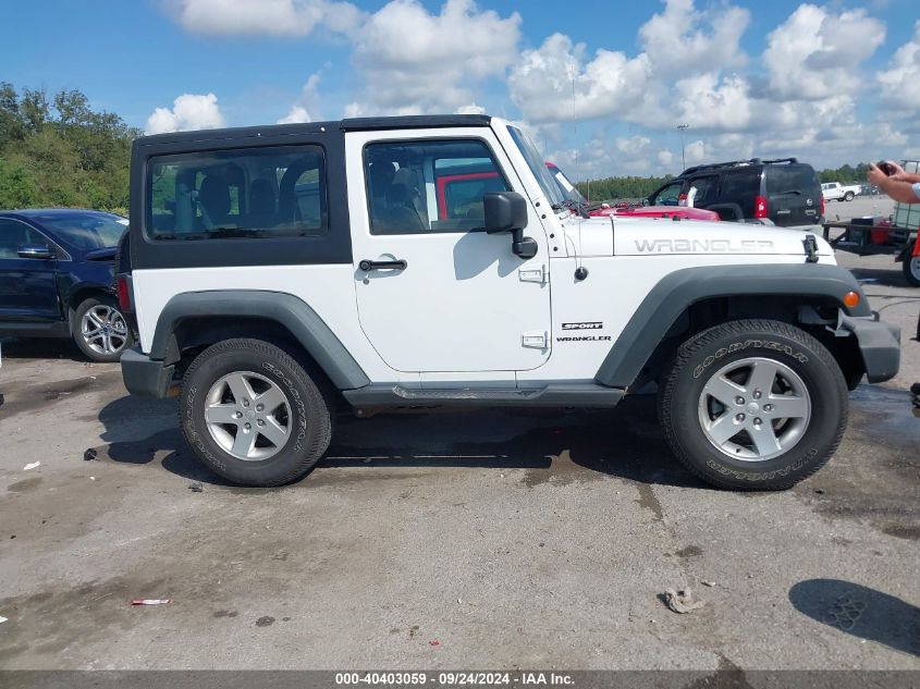 2016 Jeep Wrangler Sport VIN: 1C4AJWAG0GL111074 Lot: 40403059