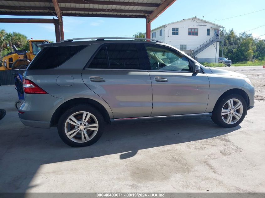 2014 Mercedes-Benz Ml 350 Bluetec 4Matic VIN: 4JGDA2EB6EA275759 Lot: 40403071