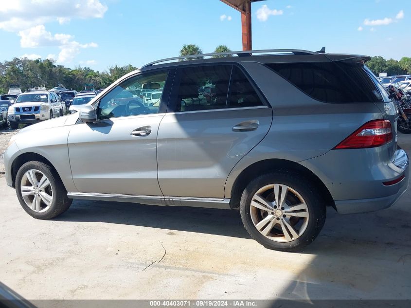 2014 Mercedes-Benz Ml 350 Bluetec 4Matic VIN: 4JGDA2EB6EA275759 Lot: 40403071