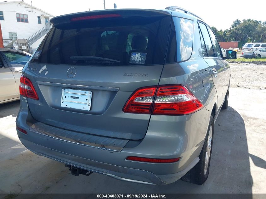 2014 Mercedes-Benz Ml 350 Bluetec 4Matic VIN: 4JGDA2EB6EA275759 Lot: 40403071