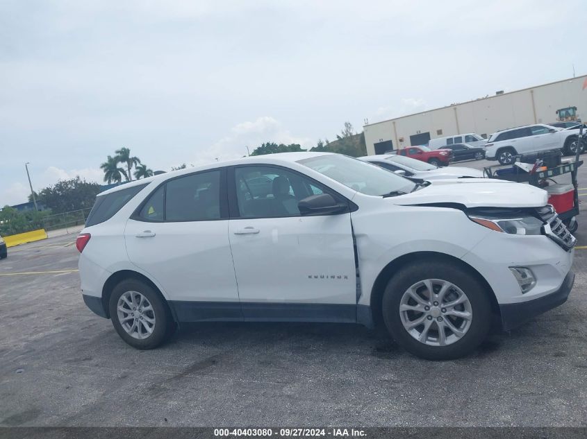 2019 Chevrolet Equinox Ls VIN: 3GNAXHEV6KS602617 Lot: 40403080