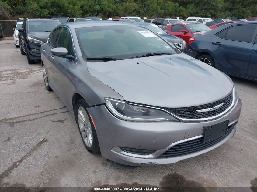 2016 Chrysler 200 Limited VIN: 1C3CCCAB7GN126749 Lot: 40403097