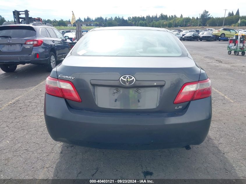 2007 Toyota Camry Le VIN: 4T1BE46K27U161118 Lot: 40403121